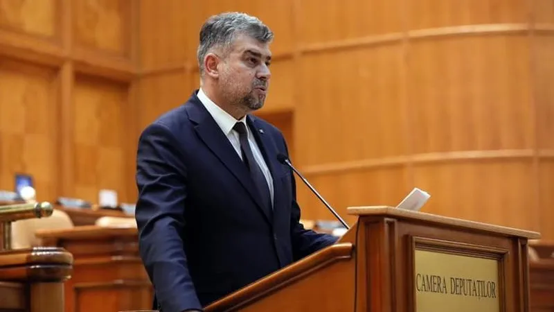 Marcel Ciolacu este președintele Camerei Deputaților/ Foto: News.ro