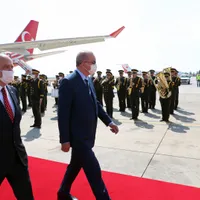 Preşedintele Turciei, Recep Tayyip Erdogan, şi-a reafirmat, în timpul unei vizite în Ciprul de Nord, ataşamentul pentru soluţia cu două state. / Foto: dailysabah.com