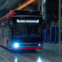 Automecanica Mediaș a prezentat primul autobuz electric la Busworld. Se apucă și de un tramvai - Foto: Automecanica Mediaș