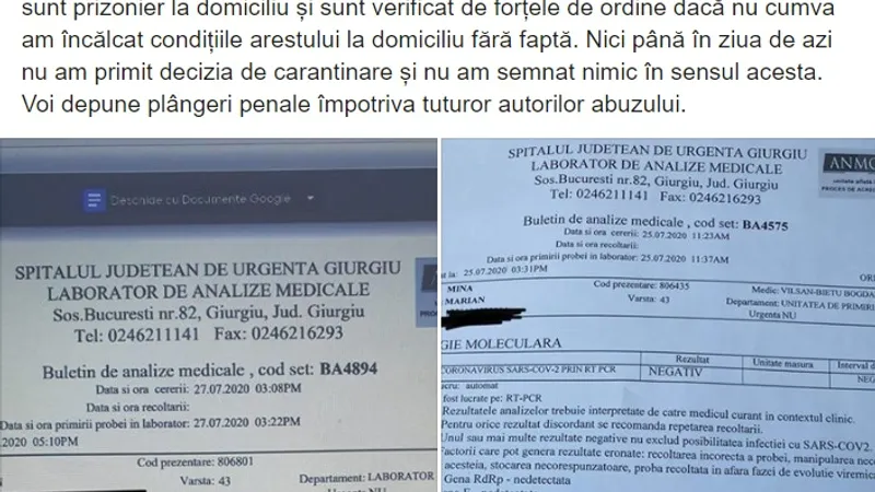 Postările lui Marian Mina de pe Facebook