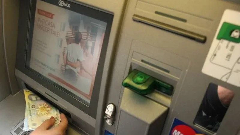 Au furat pensia unui om imediat du,pă ce a scos-o din bancomat. Acum sunt cercetaţi pentru furt - Foto: YouTube