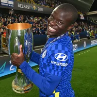 Kante cu Supercupa Europei. FOTO: Facebook
