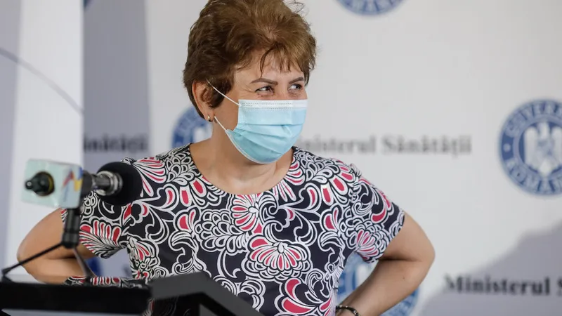 Secretarul de Stat Adriana Pistol a fost informată despre infecția intraspitalicească în urmă cu o zi, motiv pentru care ministrul a decis deplasarea sa de urgenţă în judeţul Mureş - Foto: INQUAM PHOTOS/ George Călin