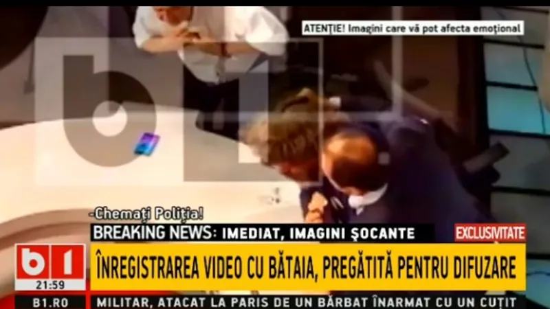 Palada îl dă cu capul de masă pe Goțiu/FOTO: b1tv.ro