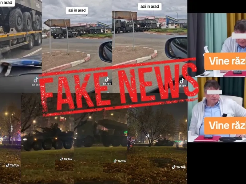 FAKE NEWS rusesc rostogolit de trolii lui Călin Georgescu pe Tik-Tok: "SUA bagă România în Război" - Foto: Facebook/MApN