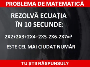 Problemă de matematică Foto: Newsweek