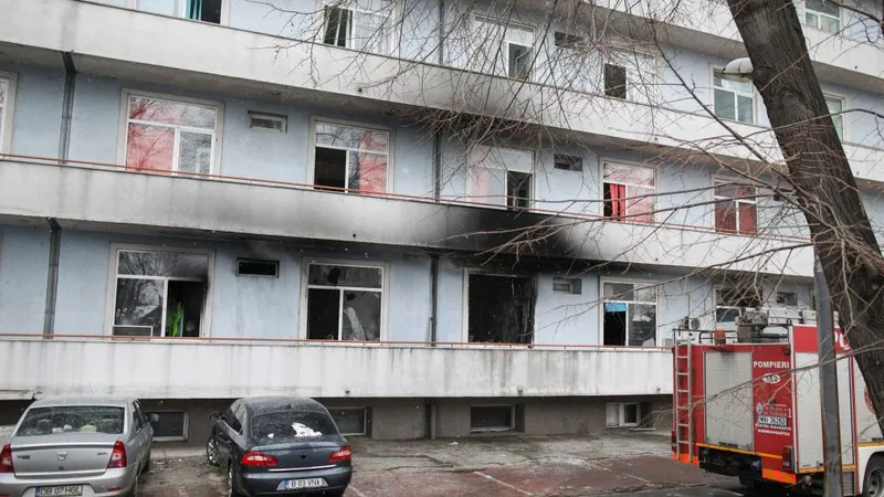 Incendiul de la Institutul "Matei Balş", de pe 29 ianuarie 2021 - Foto: INQUAM PHOTOS/Octav Ganea