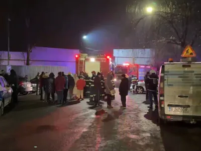 Explozie într-un bloc din Chitila - Foto: captură video ISU B-IF
