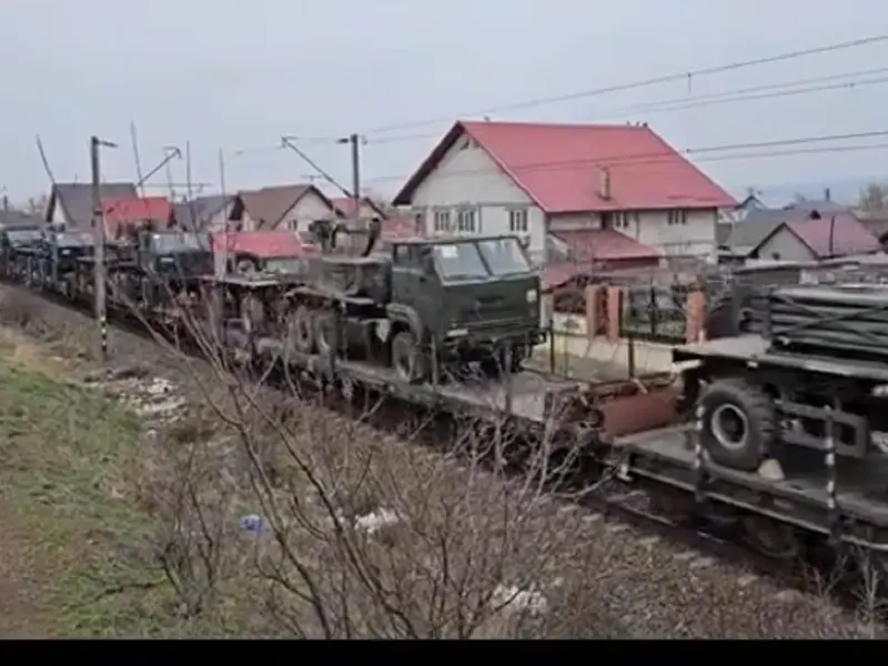 VIDEO România a deplasat 32 de vehicule militare la 100 de km de granița cu Ucraina. Care e motivul? - Foto: FB