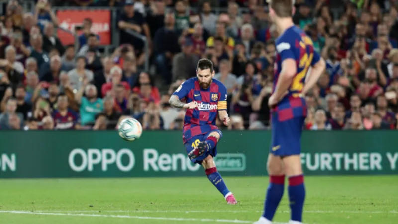 Messi, gol din lovitură liberă cu Sevilla/FOTO: twitter