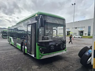 Primele autobuze electrice chinezești pentru București, gata de livrare. Cum arată - Foto: Facebook/Stelian Bujduveanu