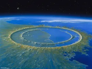 Chicxulub - Foto: Detlev van Ravenswaay/Science Source (Imagine refăzută pe computer)