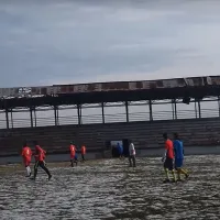 Au încercat să fure cu căruţa, bucată cu bucată, tot acoperişul unui stadion - Foto: captură video YouTube/optcinci
