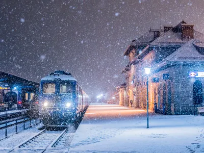 METEO Ninge pe drumuri din 13 județe, trenurile nu circulă pe o magistrală din nordul României - Foto: Facebook/Alex Pers Photography - Imagine cu rol ilustrativ