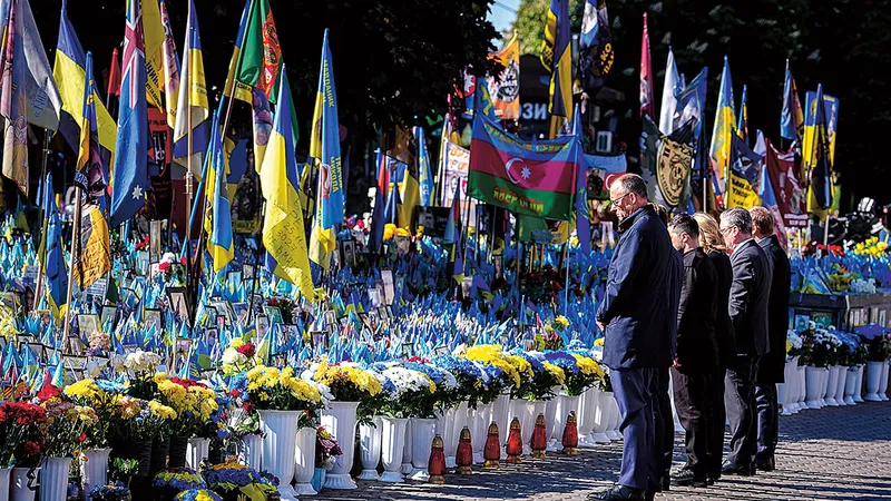 Rezultatul votului din 18 mai a fost primit cu ușurare în Ucraina, susținută de coaliția europeană – Emmanuel Macron, Friedrich Merz, Donald Tusk, Keir Starmer. Flancul estic al UE și NATO rămâne consolidat - Foto: Profimedia Images