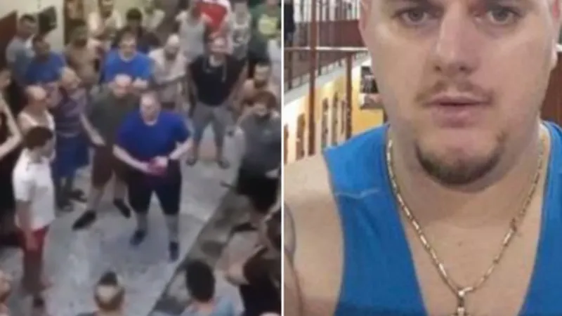 Fabio Dushku, albanezul care face lege în pușcăriile din Grecia. / Foto: wowbiz.ro