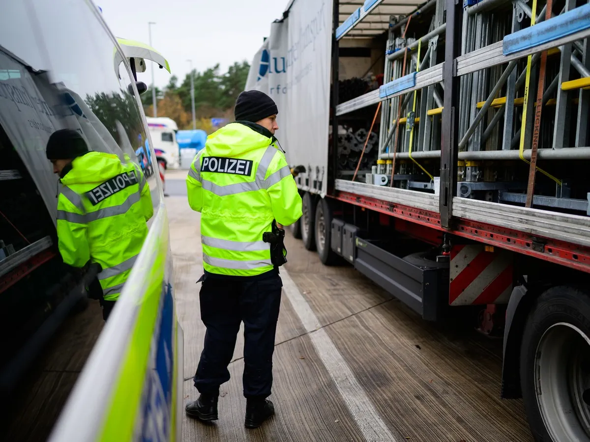 Șofer moldovean de camion, arestat pe loc în urma unui control de rutină în Germania. Ce a descoperit poliția?