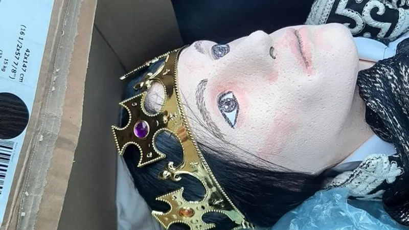 Un manechin îmbrăcat ca Făt Frumos, văzut într-o maşină pe autostradă, confundat cu un cadavru. / Foto: cambridge-news.co.uk