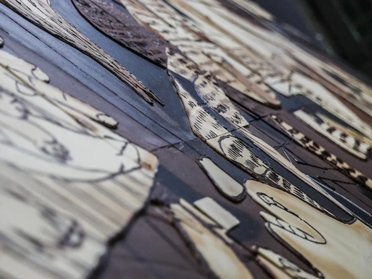 Salonul Ciocolatei de la Paris: replică din 500 kg de ciocolată a tabloului „Guernica” de Picasso. / Foto: es.vida-estilo.yahoo.com
