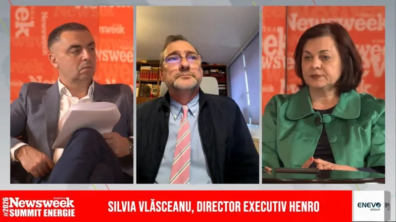 Summitul de Energie 2026. Panelul 3, cu Silvia Vlăsceanu, Mihai Duţă şi Dan Apostol - Foto: Newsweek Rom&acirc;nia