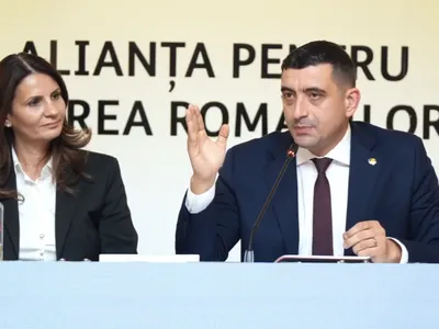 Anca Alexandrescu și George Simion - Foto: FB