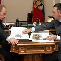 Putin și Deripaska - Foto: Profimedia Images