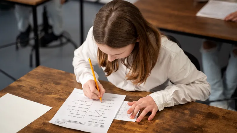 Elevii susțin simularea probleor scrise la Bacalaureat luni. 123.000 elevi susțin testarea foto: Freepik (fotografie cu caracter ilsutrativ)