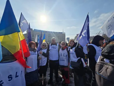 Sindicaliști - Foto: FSLI - (rol ilustrativ)