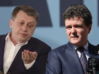 Crin Antonescu și Nicușor Dan - Foto: INQUAM PHOTOS / Colaj