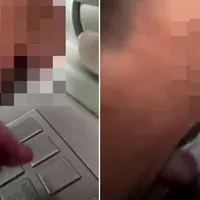 Un englez a fcăut live în timp ce lingea o tastatură de la un bancomat Foto: romani.co.uk