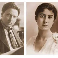 George Enescu și Maria Cantacuzino - Foto: Colaj
