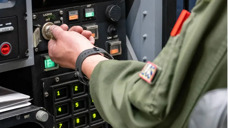 La bordul unui E-6B Mercury-Foto: USAF