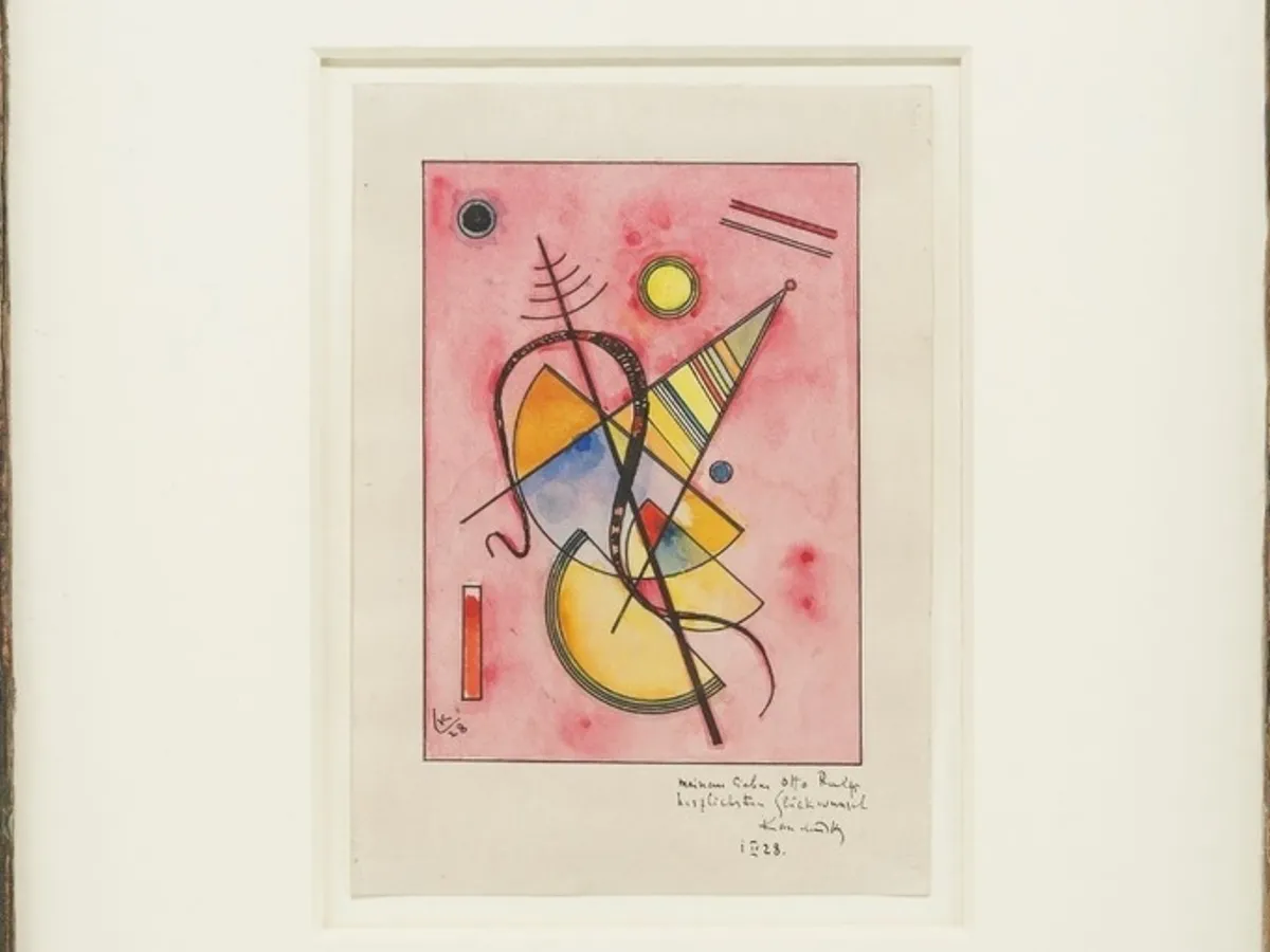 Tablou de Kandinsky, furat dintr-un muzeu din Varşovia, scos la licitație în Germania / Foto: grisebach.com