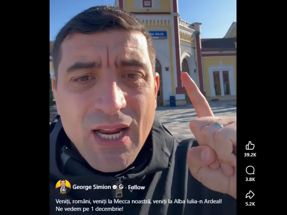 George Simion se face de râs îndemnând românii: „Veniți la Mecca”, locul de pelerinaj al musulmanilor