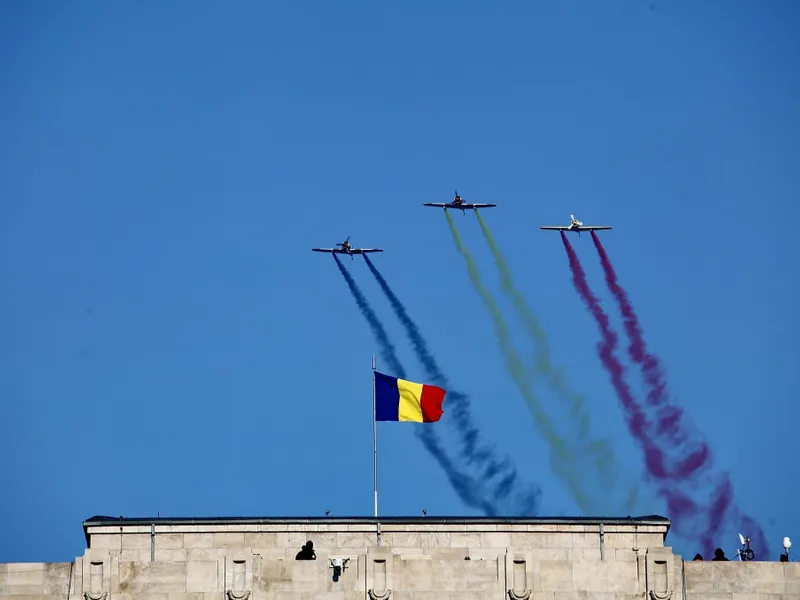 Avioanele F-16 n-au participat la parada de la 1 decembrie 2018 Foto: Facebook Ministerul Apărării