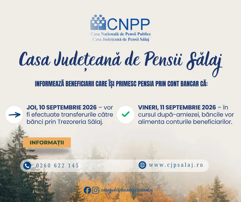 Anunț pensie - Foto: Casa de Pensii
