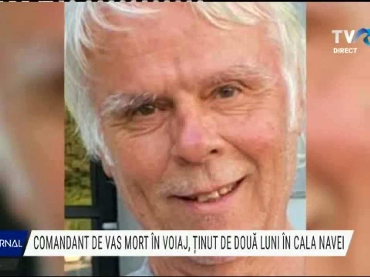 Comandat român de vas, mort în voiaj și ținut în cala navei de 2 luni. Captură TVR