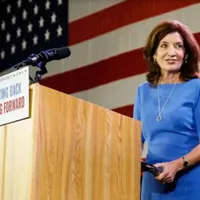 Kathy Hochul, prima femeie guvernator al New York/Foto: captură tv