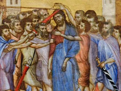 Lucrarea lui Cimabue, „Hristos batjocorit” - Foto: arhiva