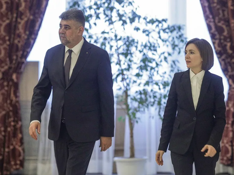 Premierul Ciolacu: Îi îndemn pe toţi cetăţenii R. Moldova să aleagă calea europeană - Foto: INQUAM PHOTOS / Sabin Cirstoveanu