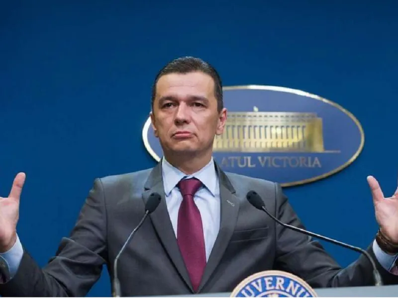 Ministrul Transporturilor şi Infrastructurii, vicepremierul Sorin Grindeanu- Foto: gov.ro