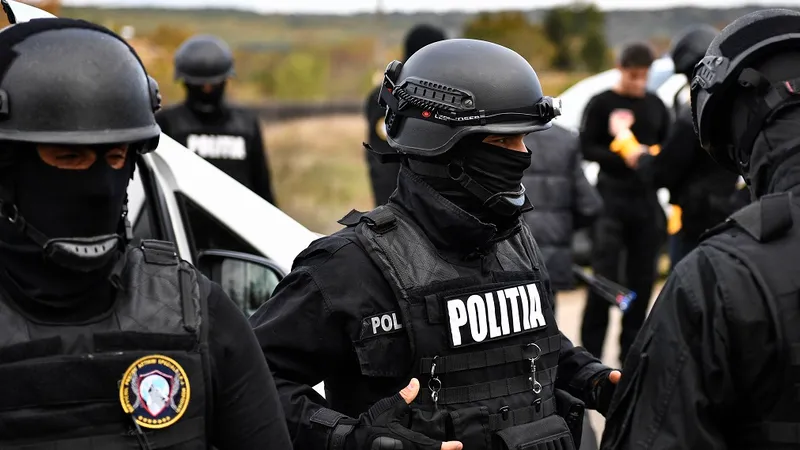 Poliția a avut mult de furcă cu interlopii din Brăila Foto: INQUAM Photos/Iustinel Stavaru