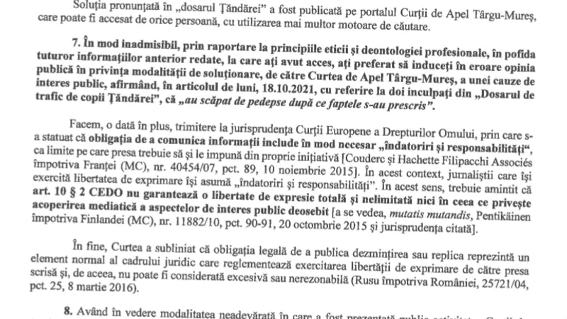 curtea de apel Tg.Mureș