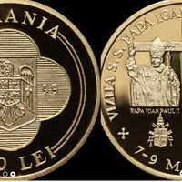 Moneda românească din 1999 care valorează peste 3.000 de euro. Vezi dacă o ai prin casă/FOTO: Colaj Newsweek