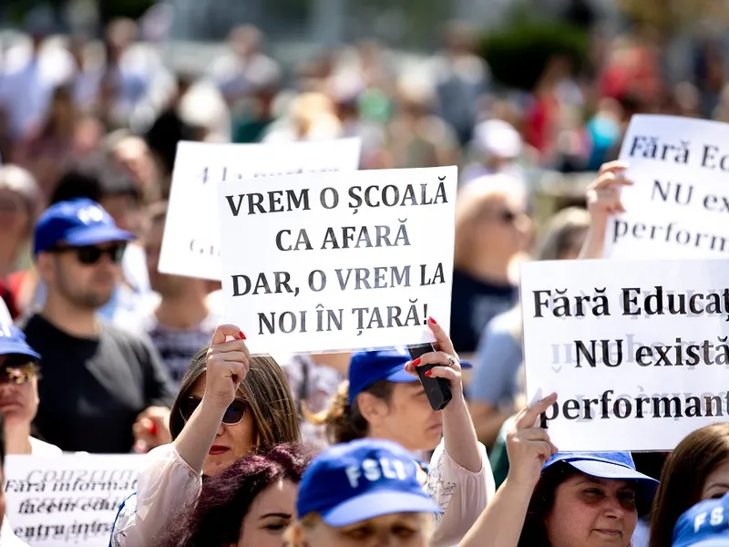 Unii profesori renunță la grevă FOTO: INQUAM PHOTOS/Casian Mitu