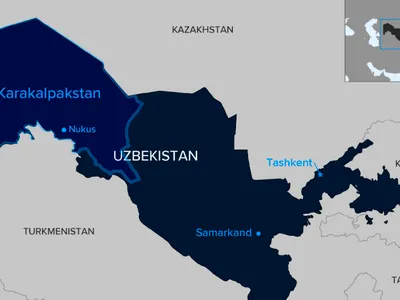 Proteste violente, în provincia Karakalpakstan din Uzbekistan. / Foto: eurasianet.org