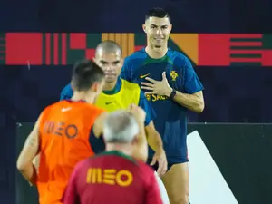 Pregătiri cu Ronaldo - FOTO: Profimedia