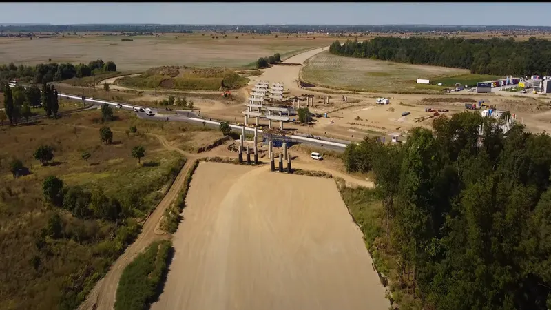 VIDEO Cum arată Autostrada București, unde lucrările avansează cu 3% pe lună. Deschidere, 2023 / Youtube