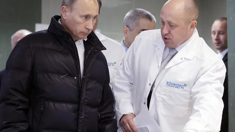 Putin și Evgheni Prigojin-Foto: Profimedia Images