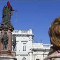Odesa demontează monumentele dedicate împărătesei Ecaterina cea Mare a Rusiei/Foto: twitter